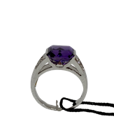 Anello Recarlo Donna in Oro bianco Ametista 0.7 Ct ZG151/B - ZG151/B